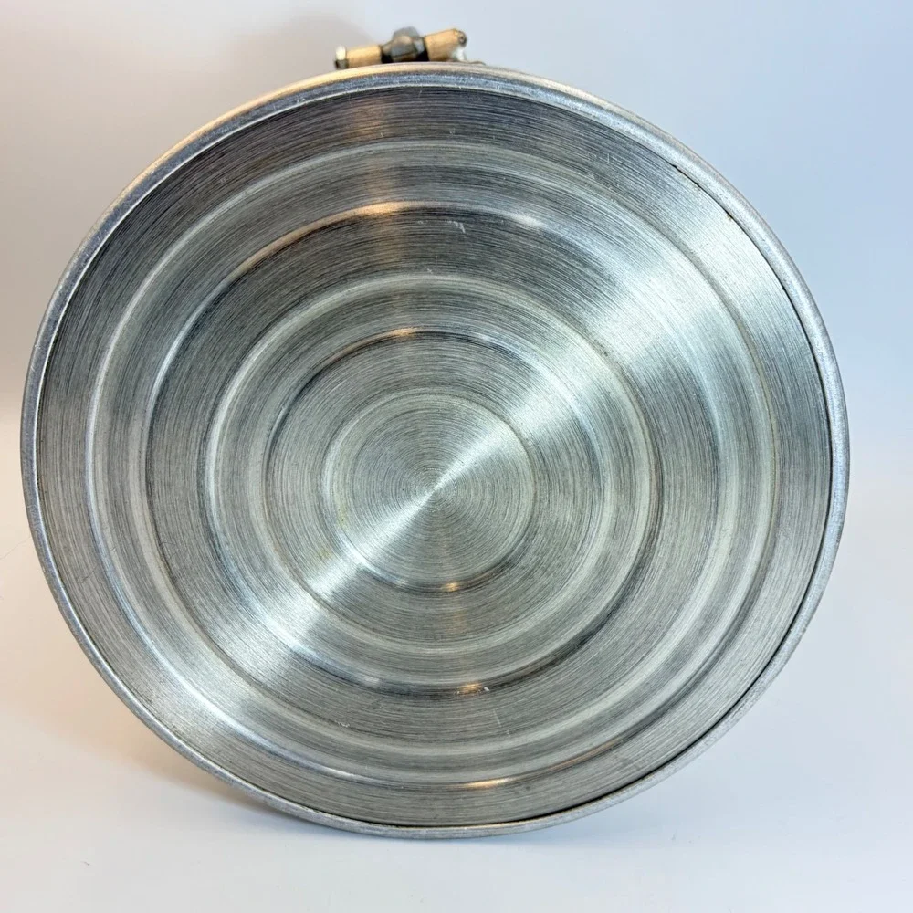 Vintage Knight Helmet Ice Bucket Aluminum Medieval Barware Silver Tone Insulated